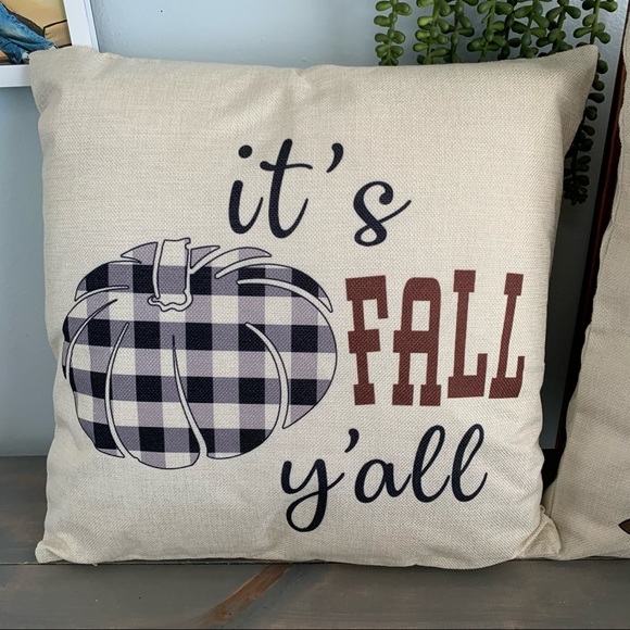 Farmhouse Style Autumn Fall Harvest Pillowcase Set - Picture 2 of 5